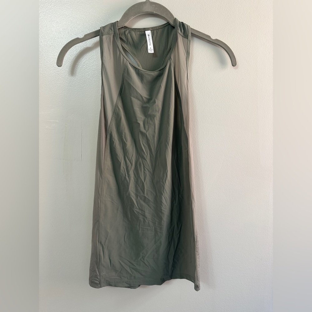 ATHLETA Olive Green Sleeveless Top